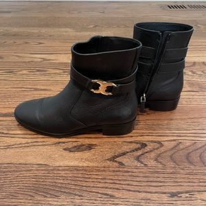 Tory Burch Gemini black boots